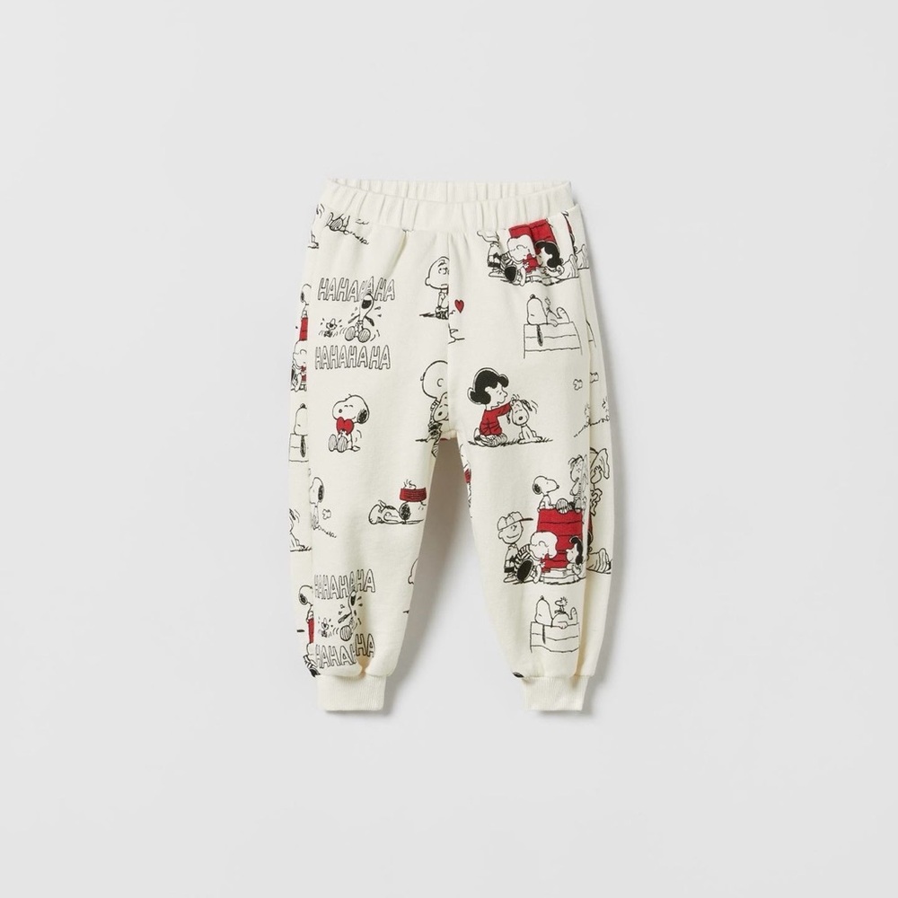 Peanuts Snoopy White Sweatpants